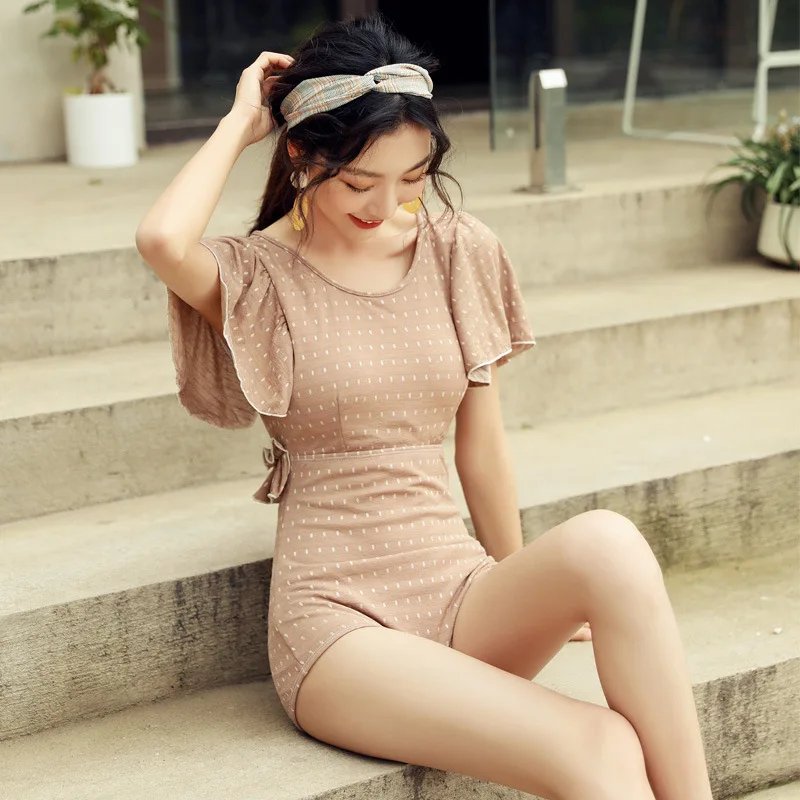 

Bathing Suit Slimming Bikini In One Piece Swimsuits Triquinis Swim Women Trendy Swimwear One-Piece Plus Size Womens Wear May Nai