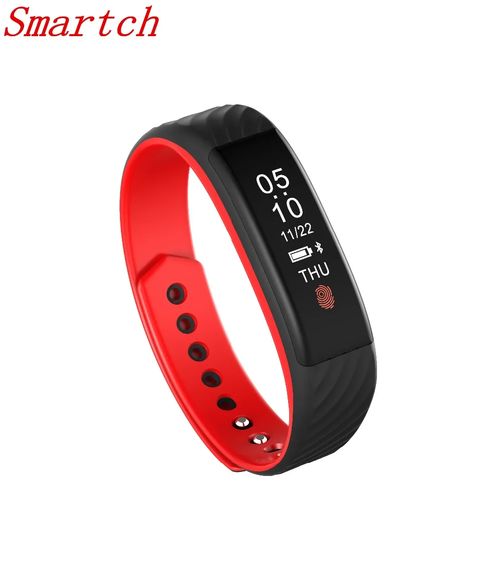 Smartch 2017 New W810 Smart Wristband Heart Rate Monitor 0 87 OLED Display Smart Band IP67