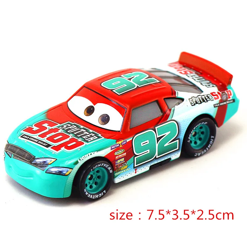 Disney Pixar cars 3 настоящий металлический автомобиль молния McQueen Круз Рамирез Джексон шторм 1:55 Модель автомобиль мальчик подарок на день рождения высокое качество - Цвет: Photo Color