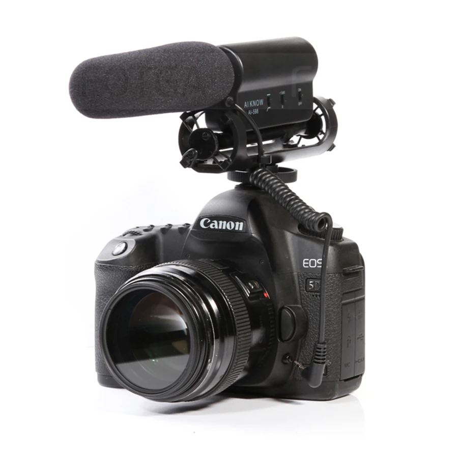 

Microphone for Photography Interview Shot gun Stereo Microphone for Recording Microphones for Canon Nikon Sony DSLR Cammeras
