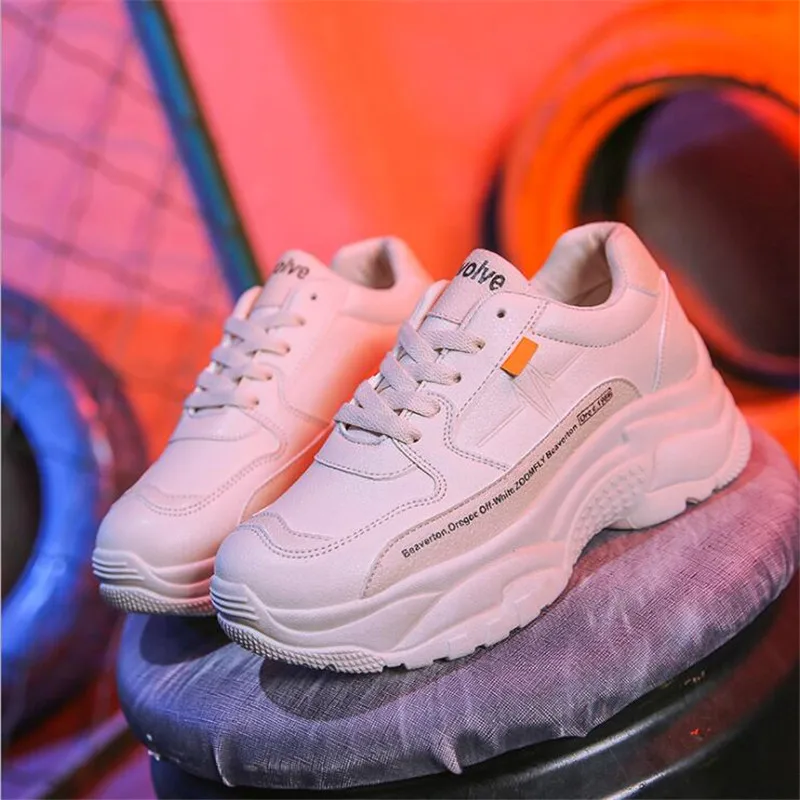 

DIWEINI Women Sneakers Autumn Fashion Casual Shoes Woman Comfortable Breathable Flats Female Platform Sneakers Chaussure Femme