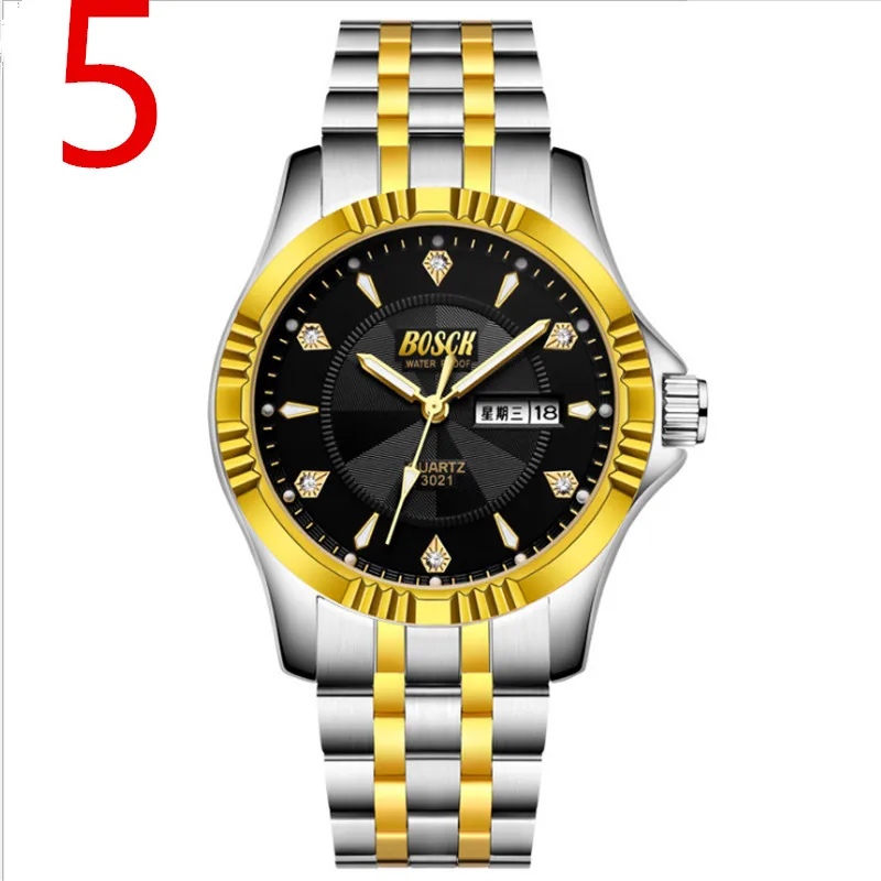 

The new top-class luxury men's business quartz watch, noble temperament.