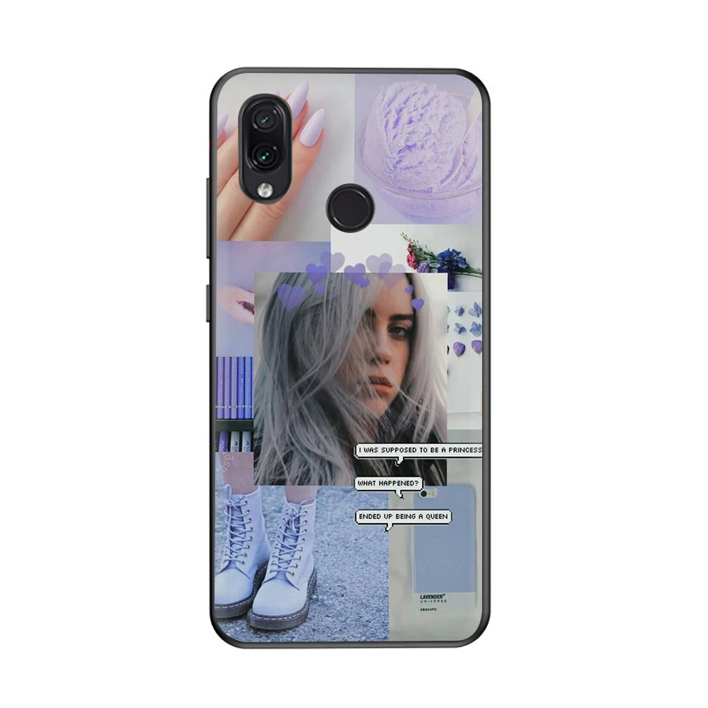 B9 Мягкий ТПУ силиконовый чехол для телефона Singer Star Billie Eilish для Xiaomi Redmi 4A 6A S2 Note 7 8 4x5 6 Pro 7A K20 Pro - Цвет: B9