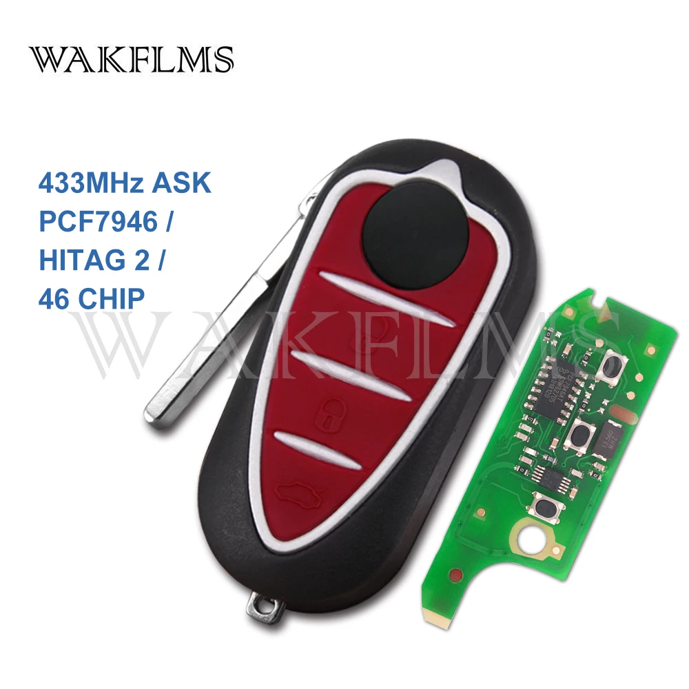 

Remote Key For Alfa Romeo Giulietta chiave 2010- 433MHz 71765806