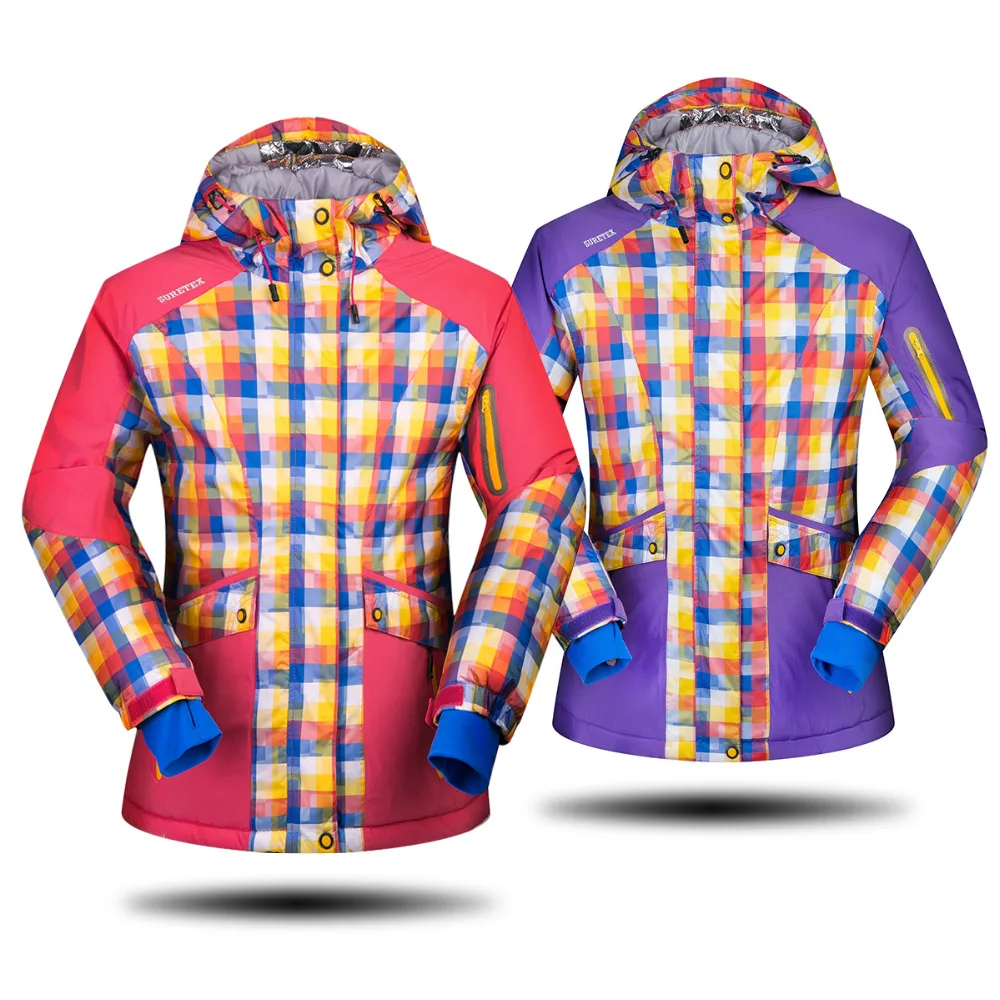 New Brand Ski Jacket Women High End Thermal Waterproof Windproof