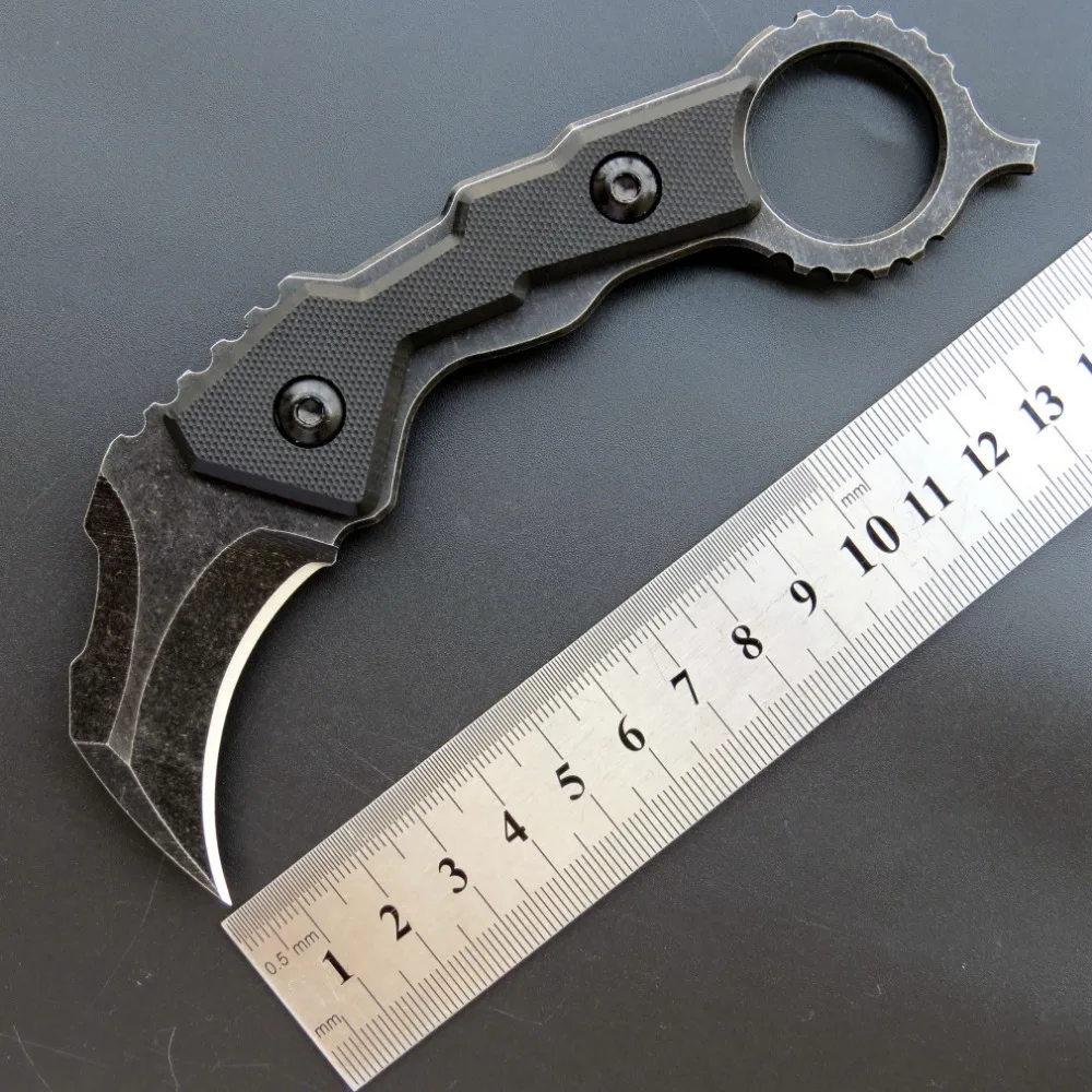 

Eafengrow C1695 Karambit Hunting Knife Survival Tools Fixed Blade Knife CS GO Counter Strike Tactical Combat Camping Hand Tools