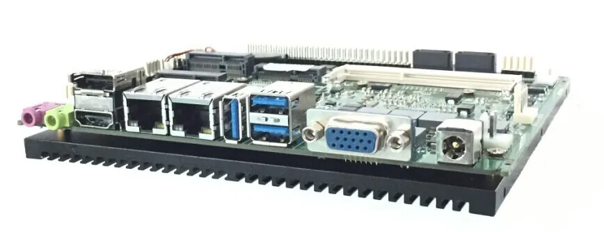 hot sale 3.5 inch mini fanless mothebroard with  cpu I5 processor (PVM3-QM77)