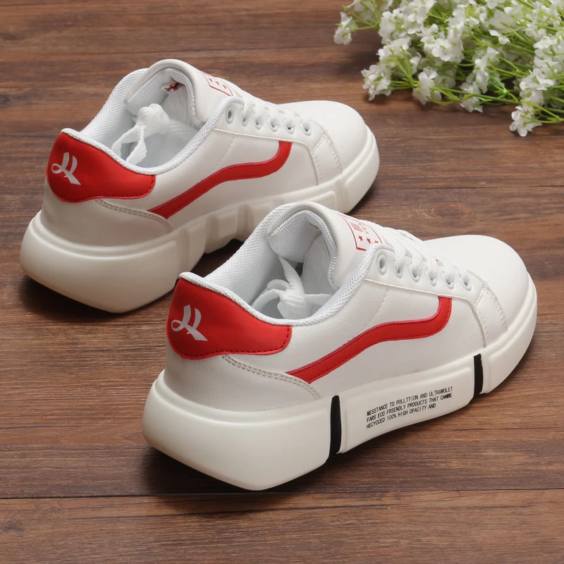 

Women's Spring 2018 New Net Red Korean Style Of Leisure Sneakers Wild Summer Old Thick White