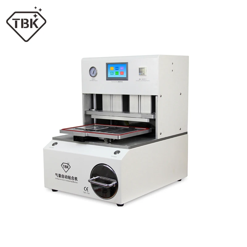 TBK-708 New All In One New Design forCurved Screen OCA LCD Laminating Machine Bubble Remover Built-in Vacuum Pump Air Compressor