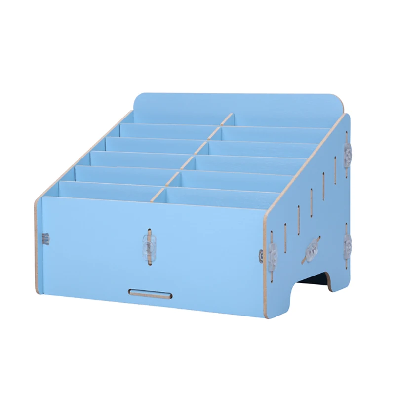 Мультифункциональный деревянный ящик для хранения Ящики электронный мобильный телефон Ремонтный комплект Caixa De Ferramentas - Цвет: Blue