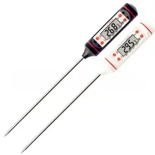 TP101 ручка Тип ЖК-пищевой термометр Нержавеющая сталь Pin Кухня Температура инструменты измерения высокое качество