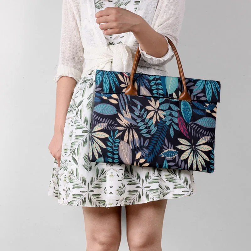 2019 New Laptop Bag11 12 13 Inch Messenger Floral Handbag Case For MacBook Air Pro 15.6 Laptop Seleeve For Women Free Shipping (2)