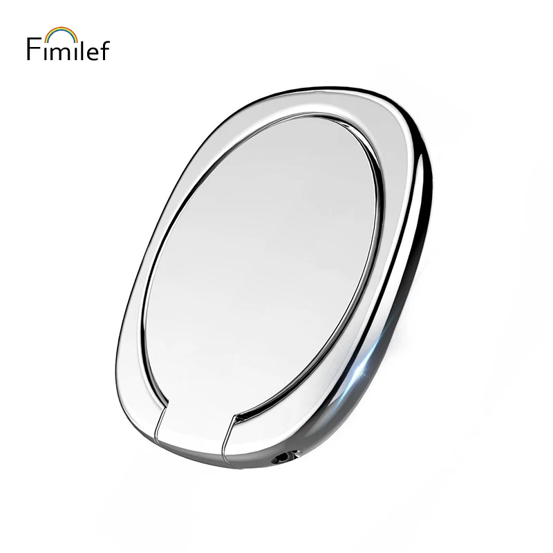 Fimilef 180 Degree Universal Phone Finger Ring Holder Stand for iPhone X 7 6 plus Samsung Xiaomi Smartphone Tablet plain bague