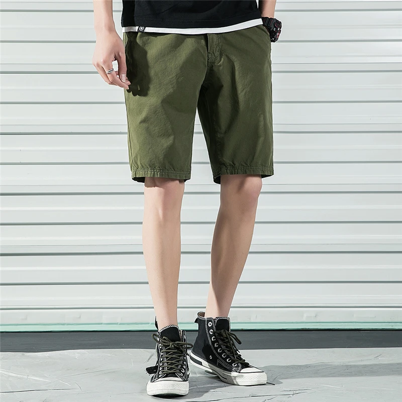 Reviews 2019 Men Shorts Summer New Men Hot Sell Casual Shorts Quality Bottom Elastic Waist Fashion Brand Shorts
