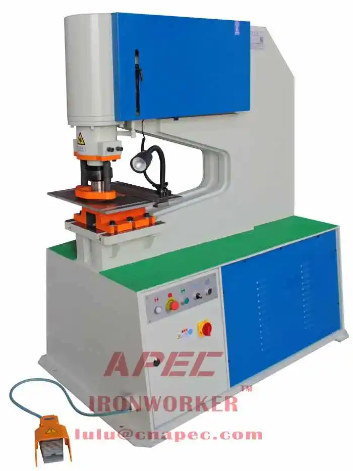 

APEC Hydraulic Deep Throat Hole Punching Ironworker Machines 60-300T Series