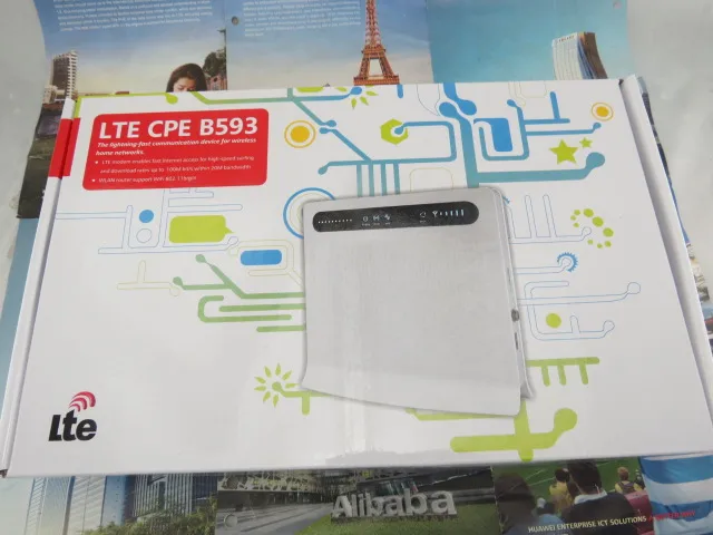 Промышленный широкополосный роутер Huawei B593 4G LTE WLAN 100 Мбит/с Wi Fi pk b880 b890 для b593S 22|pk