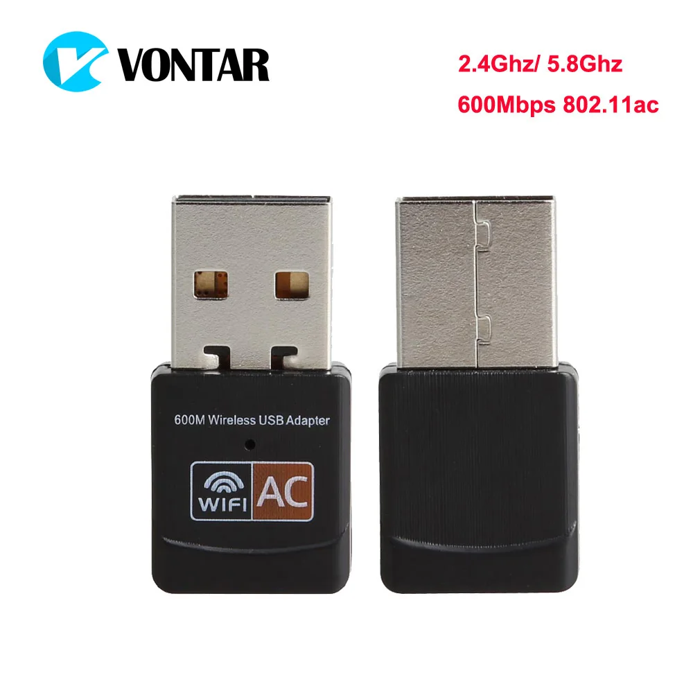 600 Мбит/с USB антенна Wifi ключ приемник двухдиапазонный 2,4 ГГц 5,8 ГГц USB wifi адаптер 802.11ac Wi-Fi для Windows 7 8 10 Mac PC