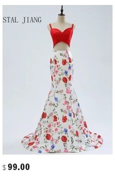 Crystal Jiang Пышное Бальное Платье из Органзы с открытыми плечами и цветочным принтом розы, Пышное Бальное платье, платья для выпускного вечера
