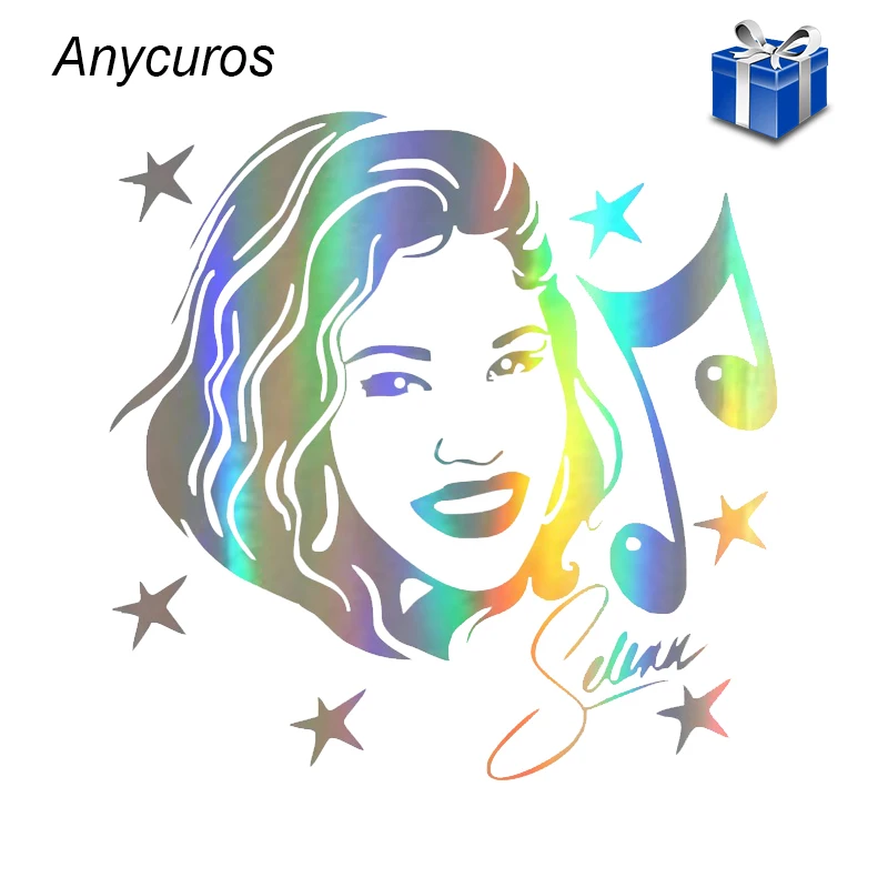 Anycuros Selena Quintanilla певица актриса музыка модная наклейка на автомобиль 13 см * |