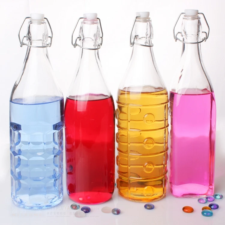 

1PC 1000ml Kitchen Supplies Oil Vinegar Bottle Oiler Soy Sauce And Vinegar Cruet Glass Bottle Sealed Leak-proof Castoffs J1087-2