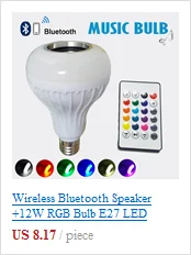 Новый мобильный телефон App контроллер E27 Smart RGB RGBW Беспроводной Bluetooth Динамик лампа Музыка Воспроизведение затемнения светодиодный лампа