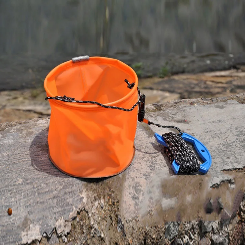 Outdoor Fishing Water Tank Fishing Bucket Eva Folding Live Fish Bucket