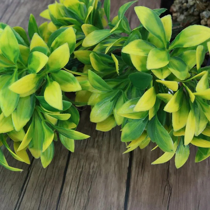 Flone Artificial Plant Potted Simulation Plastic Fake Flower Bonsai For Interior Decoration Office Home Bedroom Decoration (1)