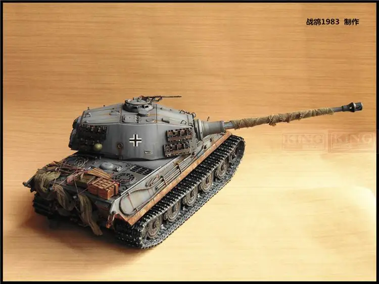 KNL хобби 1:16 RC король модель танка Тигр пульт дистанционного управления OEM Тяжелое покрытие краски, чтобы сделать старый обновление