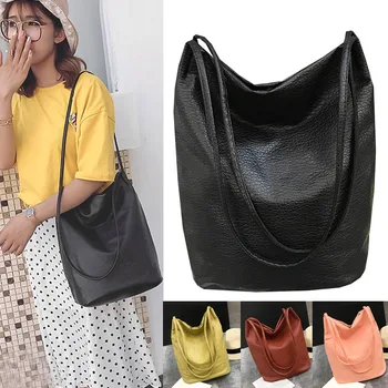 

1 Pcs Women Shoulder Bag Solid Color PU Fashion for Shopping Travel Money Mobile Phone Best Sale-WT