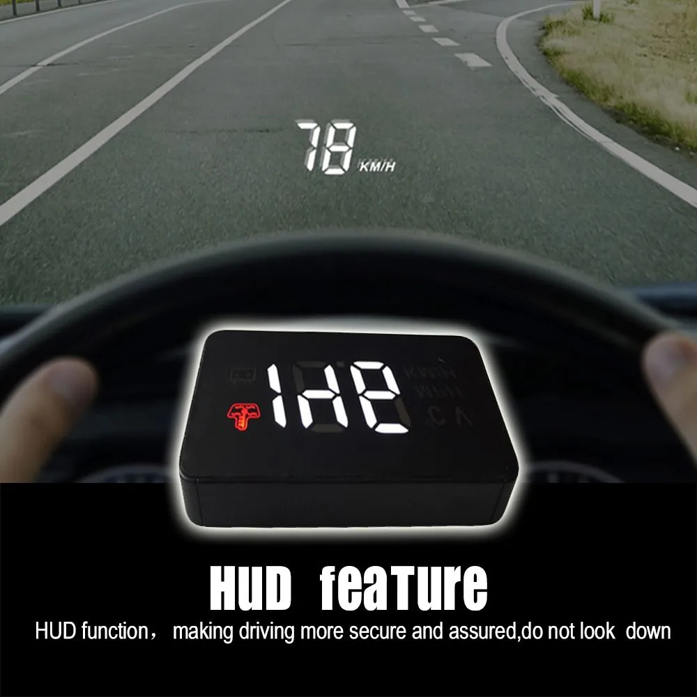 A100 Универсальный OBD2 автомобиля gps HUD Дисплей превышение скорости Предупреждение Системы Система де управление системой во время пункт Китай автомобиль дропшиппинг для BMW