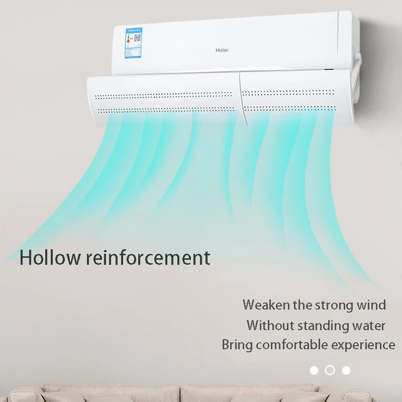 

Air Conditioning Deflector Adjustable Windshield Baffle Anti-wind Shields Wind Guide for Home Hanging-type Air Conditioner