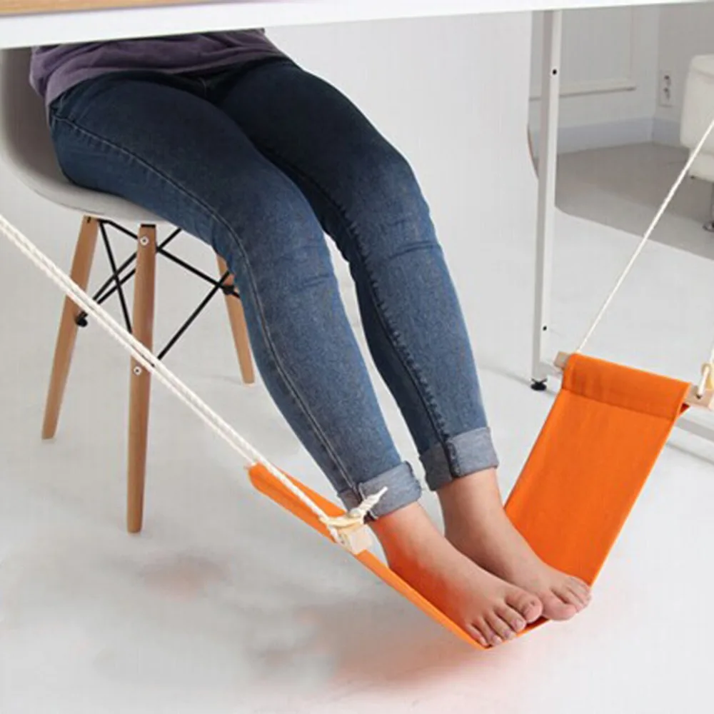 

Portable Desk Feet Hammock Foot Chair Care Tool The Foot Hammock Outdoor Rest Cot Office Foot Rest Stand Adjustable
