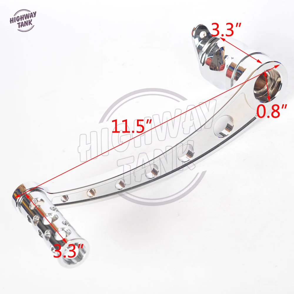 Хромированный тормозной рычаг переключения передач мотоцикла Peg Чехол для Harley Touring модель Road Street Glide