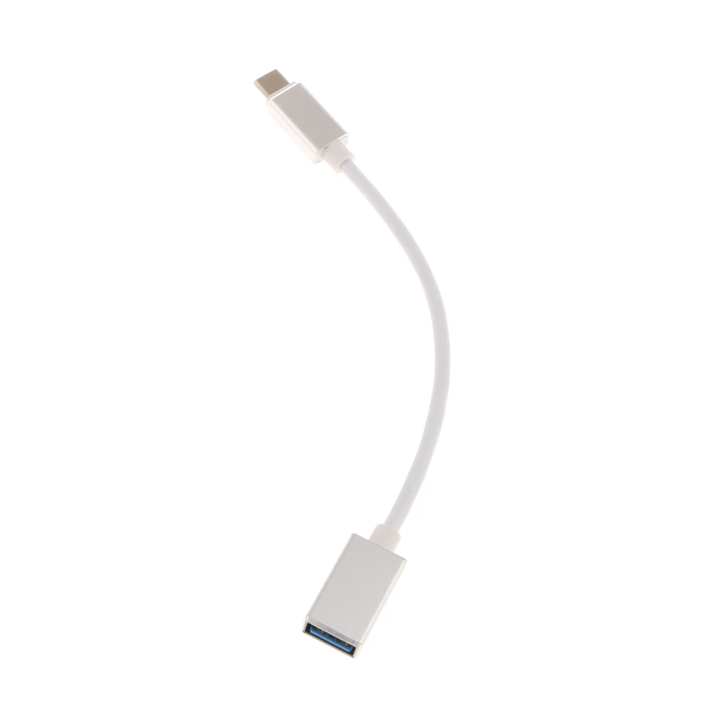 Dovewill USB Type C to USB 3.0 Adapter Charge and Sync Cable OTG Host Cable  Silver