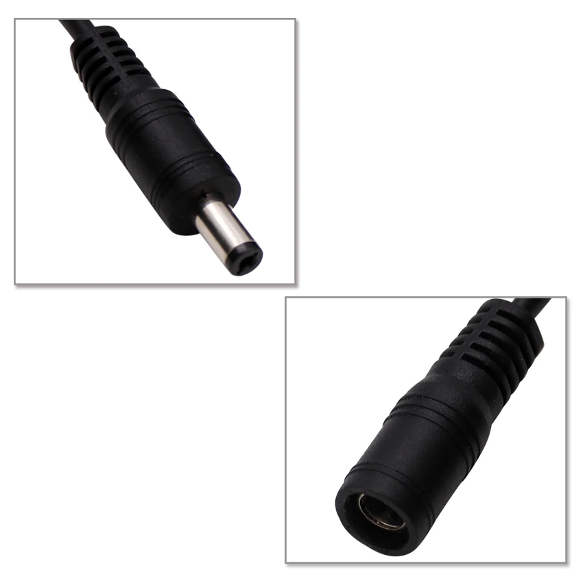 JZK 3m 12V 5.5 Mm X 2.1 Mm DC Prolunga Alimentazione Cavo, Cavo Adattatore Alimentazione Femmina A Maschio 2.1 Mm X 5.5 Mm Per PSU, Telecamera Sicurezza CCTV, Striscia LED, Router - Foto 5