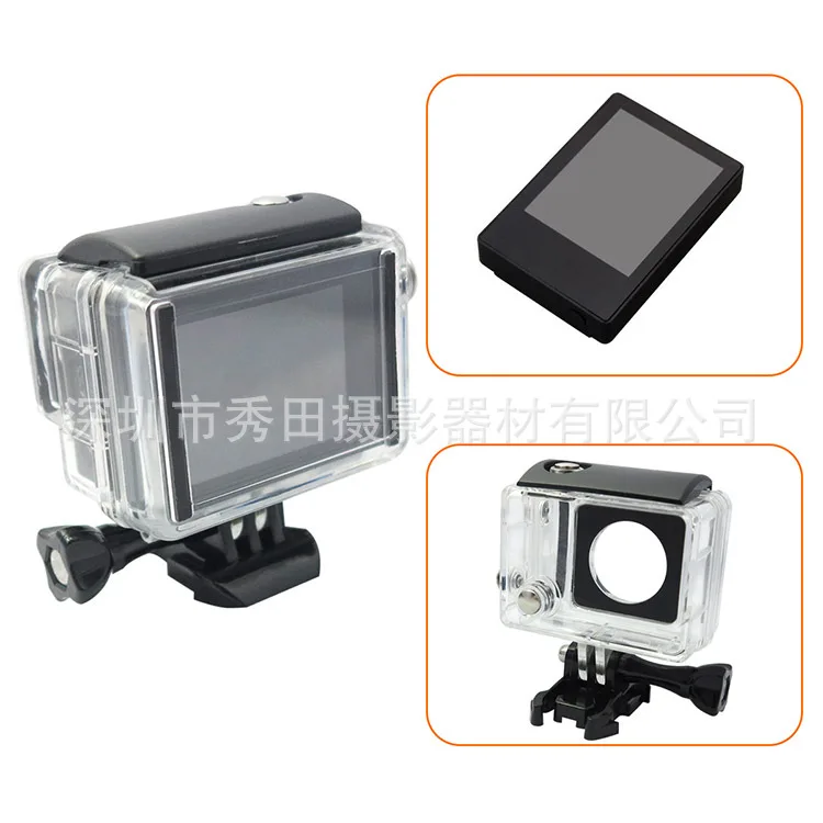 2018 nuevo para los accesorios de Gopro Go pro Hero 3 + 4 LCD Bacpac pantalla externa para Gopro Hero3 + 4 Cámara deportiva - 2