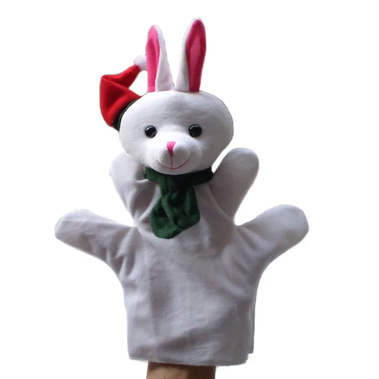 29 стилей Плюшевые рождественские животные рождественские Ручные куклы набивная кукольная перчатка марионетка говорящие игрушки реквизит для детей студентов - Цвет: as show