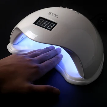 

High quality UV LED Lamp Nail Dryer Polish Machine for Curing Nail Gel Art Tool SUN5 36W Manicure machine With display screen