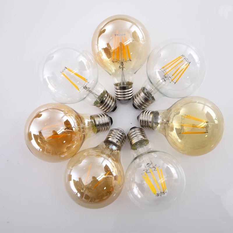 Светодиодная лампа Эдисона G80 2/4/6/8 Вт E27 110 В 220 В|bulb e27|light bulbdimmer bulb |