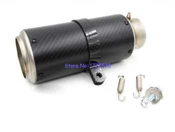 

Carbon Fiber and Titanium Alloy Motorcycle Motorbike Exhaust Pipe Muffler with DB Killer Customized Inlet 51mm 61mm 63mm 65mm