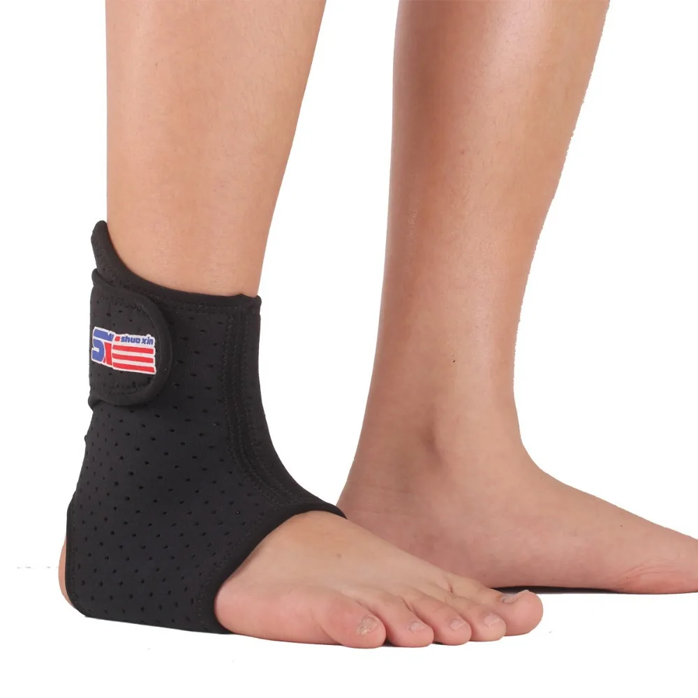 

1 PCS Free Shipping Elastic Adjustable 1PCS Ankle Support Sports Foot Brace Wrap Pad Protection Football/Basketball