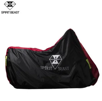 SPIRIT BEAST Waterproof Outdoor Motorcycle Moto Cover Electric Bicycle Covers Motor Rain Coat Waterproof Suitable For All Motors spirit beast motorcycle accessories stainless steel cover decorations shock absorber cover car styling motor protective cover