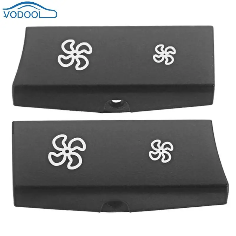 

1 Pair Automobile Heater Climate Control Switch Fan Button Cap Covers Car Protective Cap for BMW F10 Car Replacement Parts