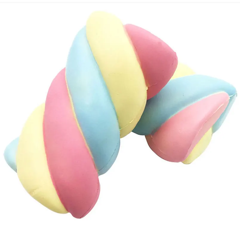 10 см Kawaii Jumbo Squishy антистресс Радужный Зефир супер медленно Восстанавливающий