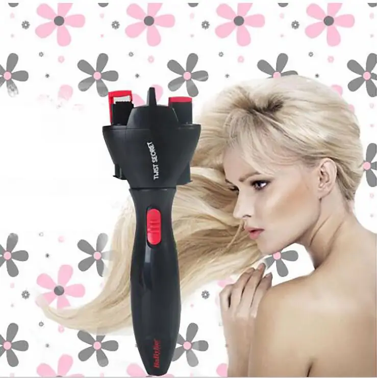 

DIY Automatic Braiding Electric Two Strands Twist Braid Maker Hair Braider Machine Style Gadget