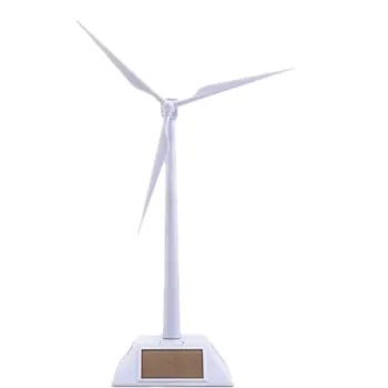 

2 in 1 Solar Wind Turbine Generator Model and Exhibition Stand Windmill Educational Assembly Kit DIY Desktop Decoration