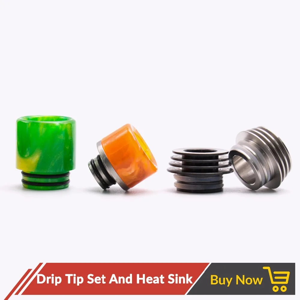 Volcanee Epoxy Resin 510 Drip Tip And 810 Driptips With