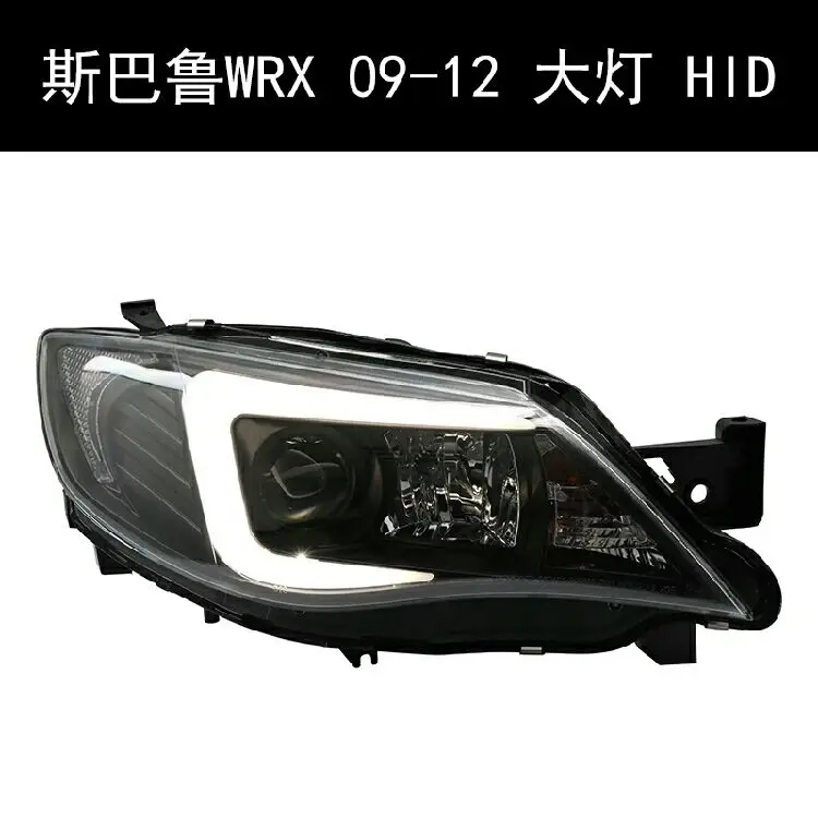 AKD автомобильный Стайлинг Головной фонарь для Subaru WRX фара 2005-2012 WRX светодиодный фонарь DRL Hid линзы проектора bi xenon автомобильные аксессуары - Цвет: For 2009-2012