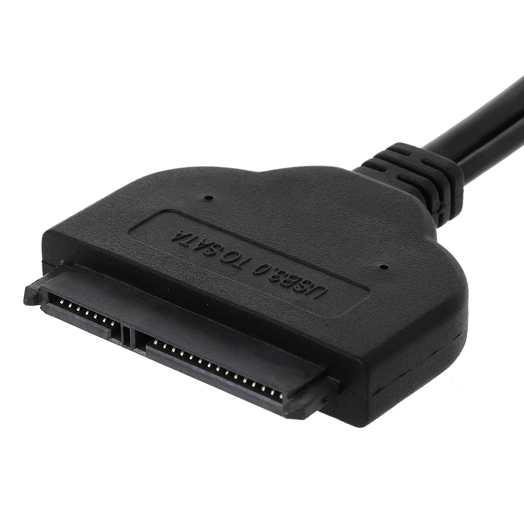 Двойной USB 3,0 на Sata жесткий диск адаптер кабель HDD конвертер SSD провод шнур для 2,5 дюймов ноутбук компьютер