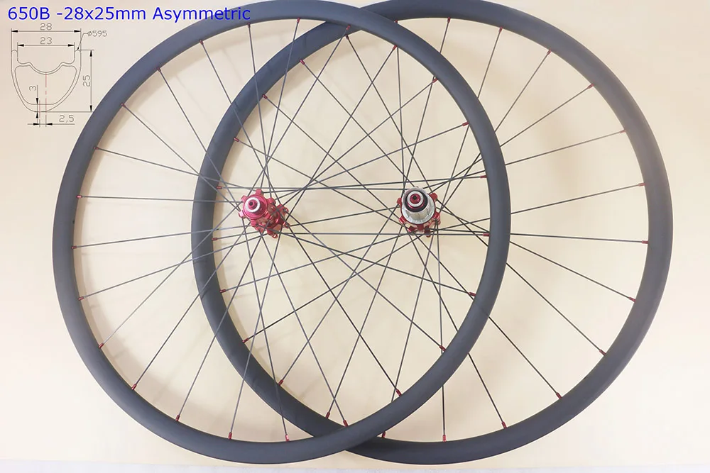 650B 28 мм x 25 прямой тяга mtb велосипед колесная 27 5 &quotбескамерная смещение